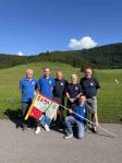 Gruppe Feld E mit Marcel Keller (Trainer), Beat Keller, Roger Ruoss, Sonja & Sepp Gisler und Niclas Scherer