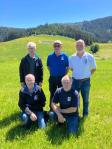 Gruppe D1 - (stehend) Sepp Schuler, Meinrad Schuler, Stephan Schnyder, (kniend) Urs Odermatt, Thomas Dobler